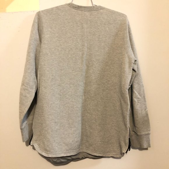 Nike, sweatshirt with side zippers and front pockets, Mens Large - Picture 3 of 8